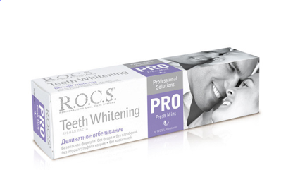 ROCS PRO Зубная паста Деликатное отбеливание Fresh Mint, 135 г