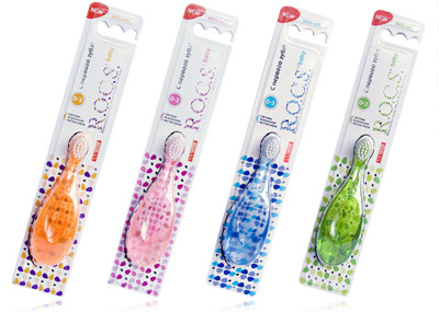 ROCS Зубная щетка Baby для  детей от 0 до 3 лет