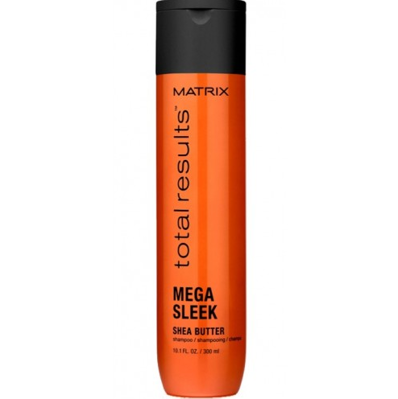 Matrix Total Results Mega Sleek Шампунь с маслом Ши для гладкости волос, 300 мл
