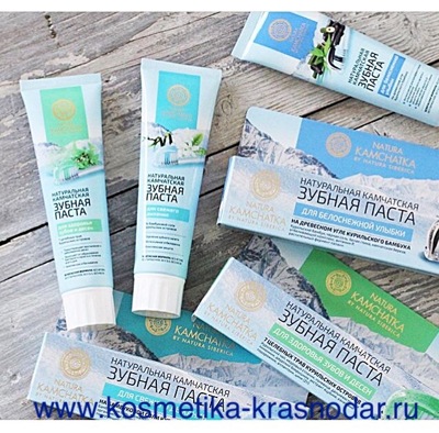Новая серия органических зубных паст - Natura Siberica Kamchatka