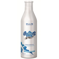 OLLIN Cocktail BAR Крем-шампунь для волос "Молочный коктейль" Увлажнение волос (Оллин Коктейль Бар) 400 мл