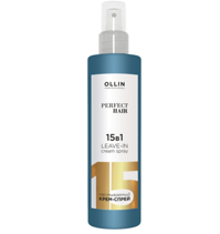 OLLIN PERFECT HAIR 15 в 1 Несмываемый крем-спрей для волос, 250 мл (Оллин)