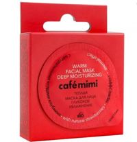 "Cafe Mimi" Теплая маска для лица "Глубокое увлажнение" Клубника (Кафе Мими)