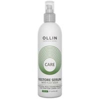 OLLIN Care Restore Сыворотка, восстанавливающая структуру волос, с экстрактом семян льна, 150 мл