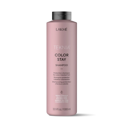 LAKME Teknia Color Stay New Беcсульфатный шампунь для защиты цвета окрашенных волос, 1000 мл