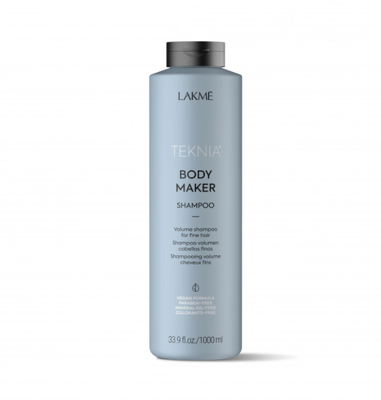 LAKME Teknia Body Maker New Шампунь для волос придающий объем, 1000 мл