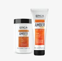 "EPICA Professional" Amber Shine ORGANIC Маска для восстановления и питания с облепиховым маслом, 1000 мл (Эпика)