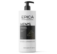 "EPICA Professional" MEN'S 3 in 1 Универсальный мужской шампунь для волос и тела, 1000 мл (Эпика)