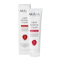 ARAVIA Professional Липо-крем для рук и ногтей восстанавливающий Lipid Restore Cream с маслом ши и д-пантенолом, 100 мл