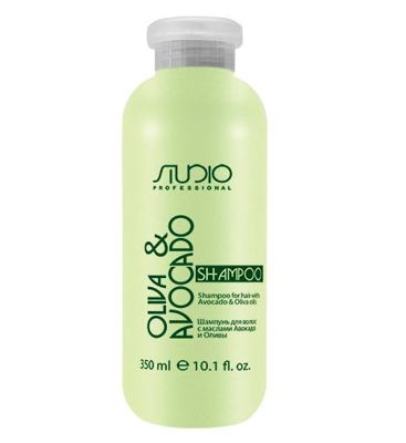 Kapous STUDIO Professional Шампунь увлажняющий для волос с маслами Авокадо и Оливы, 350 мл