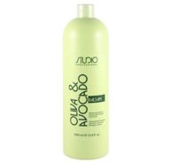 Kapous STUDIO Professional Бальзам для волос увлажняющий с маслами Авокадо и Оливы, 1000 мл