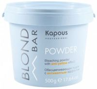Kapous Professional BLOND BAR Пудра для осветления с антижелтым эффектом, 500 мл