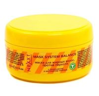 Nexxt Professional MASK SYSTEM BALANCE Маска для жирных волос против перхоти, 200 мл