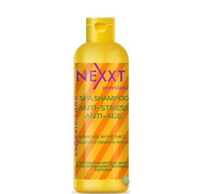 Nexxt Professional SPA SHAMPOO ANTI-STRESS & ANTI-AGE Шампунь антистресс против старения волос, 250 мл