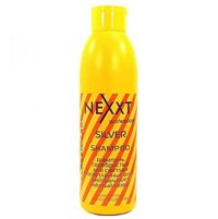 Nexxt Professional SILVER SHAMPOO Шампунь серебристый  для светлых и осветленных волос нейтрализует желтый нюанс, 1000 мл