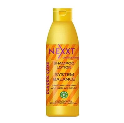 Nexxt Professional SHAMPOO-LOTION  SYSTEM BALANCE Шампунь-лосьон для жирных волос, 1000 мл