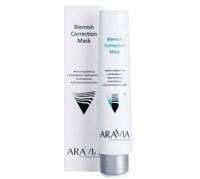 ARAVIA Professional Маска -корректор против несовершенств с хлорофилл-каротиновым комплексом и Д-пантенолом (3%) Blemish Correction Mask, 100 мл