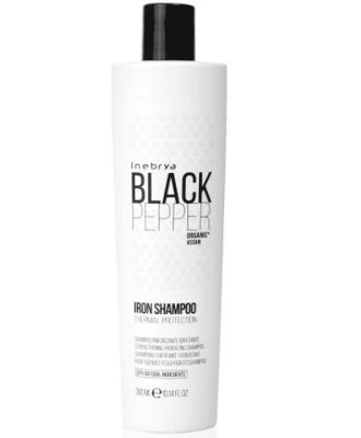 INEBRYA BLACK PEPPER Шампунь для укрепления структуры волос увлажняющий Strengthening Hydrating Shampoo, 300 мл