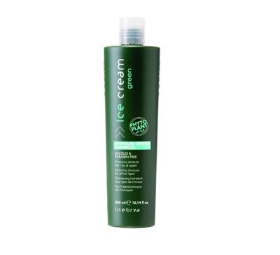 INEBRYA GREEN Шампунь для чувствительной кожи головы успокаивающий с алоэ Sensitive Shampoo, 300 мл