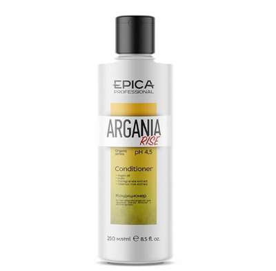 EPICA Argania Rise ORGANIC Кондиционер для придания блеска с маслом Арганы, 250 мл