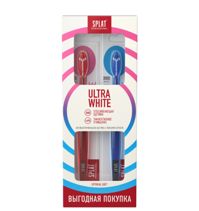 Splat Professional Набор ULTRA WHITE Soft Зубная щетка мягкая, 2 шт