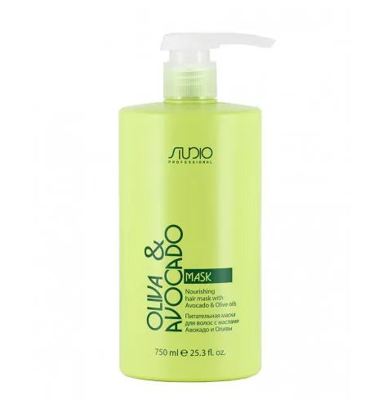 Kapous STUDIO Professional Маска питательная для волос с маслами Авокадо и оливы, 750 мл