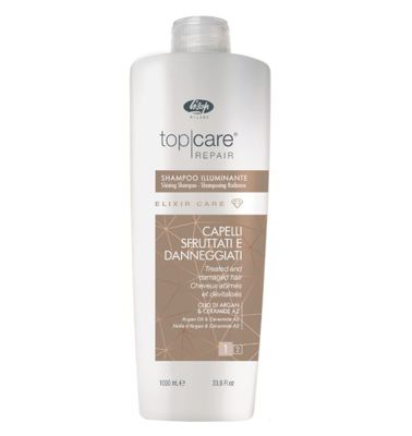 LISAP MILANO Шампунь-эликсир для восстановления и придания сияющего блеска Top Care Repair Elixir Care Shampoo, 1000 мл