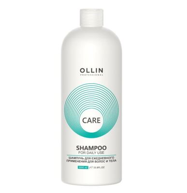 OLLIN Care Шампунь для ежедневного применения для волос и тела, 1000 мл