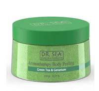 Dr.Sea Пилинг Ароматический для тела с экстрактом зеленого чая и маслом герани, 350 мл