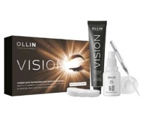 OLLIN Vision Набор для окрашивания бровей и ресниц СВЕТЛО-КОРИЧНЕВЫЙ (Оллин Вижн)