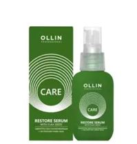 OLLIN Care Restore Сыворотка, восстанавливающая структуру волос, с экстрактом семян льна, 50 мл