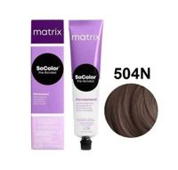 Matrix Socolor Beauty Extra Coverage Краска для волос для 100% глубокого покрытия седины, ТОН 504N Шатен