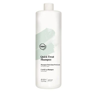 360 HAIR PROFESSIONAL Шампунь глубокого очищения для всех типов волос Quick Treat Shampoo, 450 мл