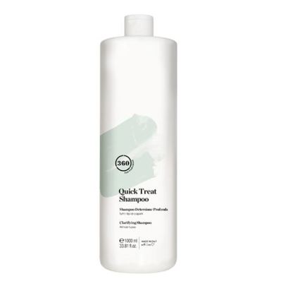 360 HAIR PROFESSIONAL Шампунь глубокого очищения для всех типов волос Quick Treat Shampoo, 1000 мл